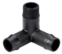 Lateral Male Threaded Corner Elbow