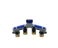 Orbit Pro Flo Four Way Metal Tap Adapter
