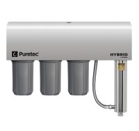 Puretec Triple Filtration and Ultraviolet All in One Unit with Weather Cover, 10 inch