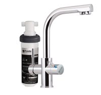 Puretec Quick Twist Undersink Filter using Ultra Z Filtration Technology with Tripla™ T3 LED Mixer Tap
