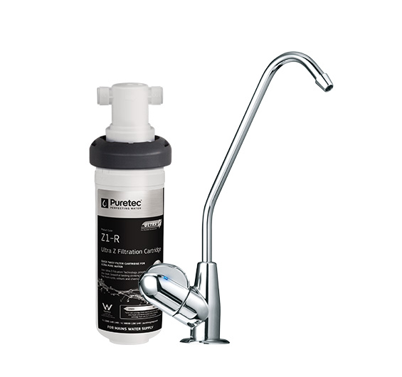 Puretec Quick-twist Undersink Water Filter System using Ultra Z Filtration Technology