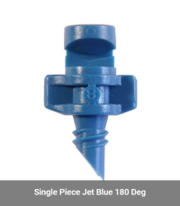Single Piece Jets Microjet Spray 180° Blue