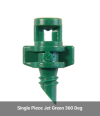 Single Piece Jets Microjet Spray 360° Green