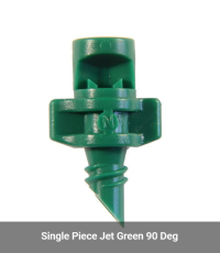 Single Piece Jets Microjet Spray 90° Green